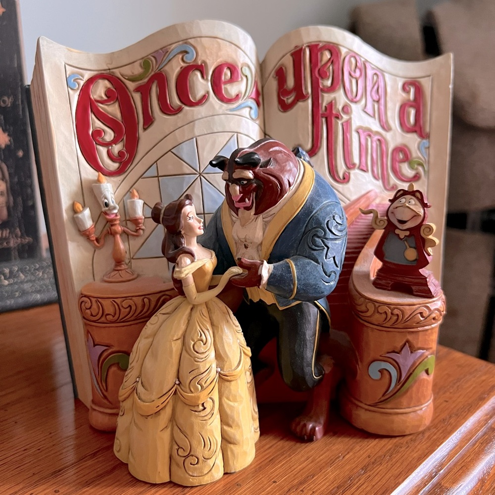 Beauty and the Beast Book Collectible Jim Shore Figurine Belle Disney